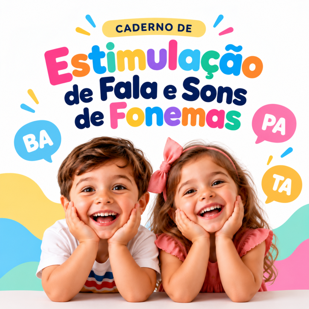 Caderno de estimulação da fala e sons dos fonemas Clone Clone Clone Clone